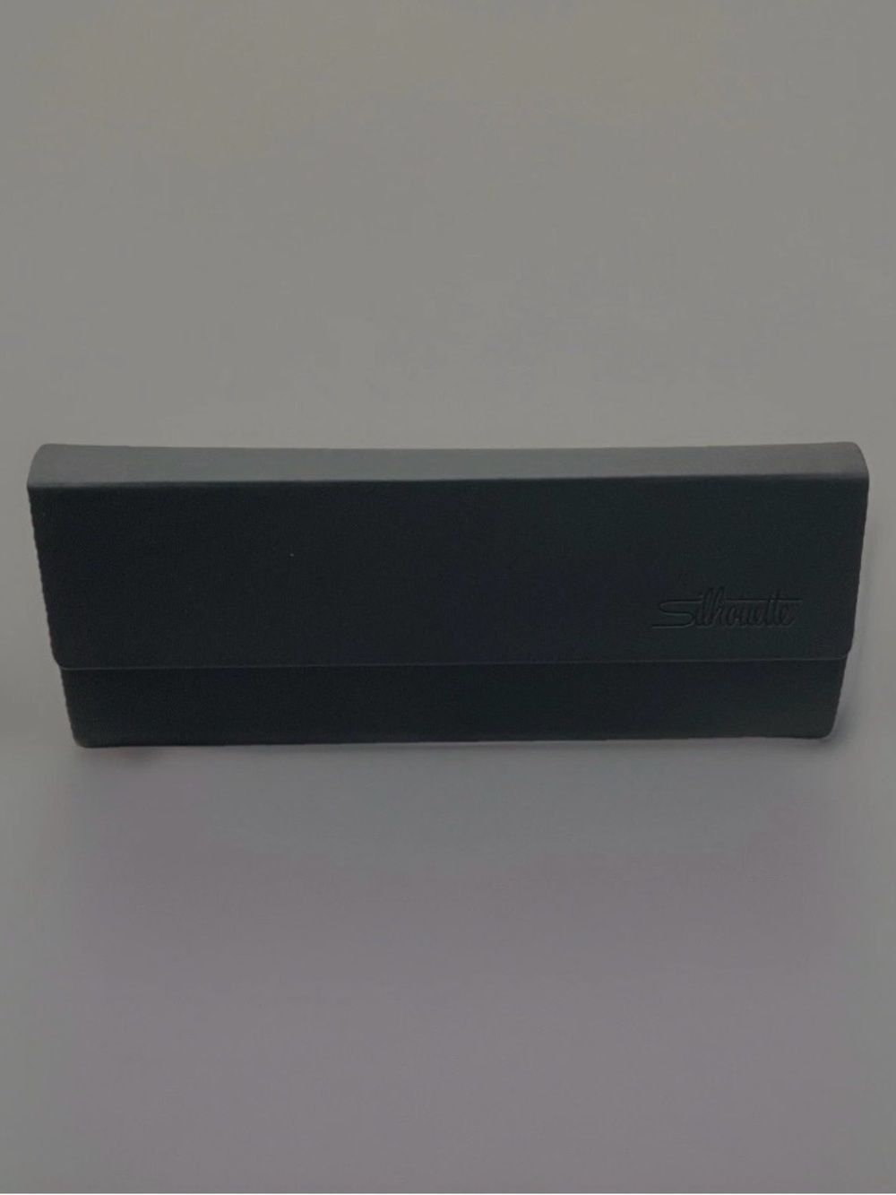 Silhouette Black Eyeglass Case - Sturdy Protective Sleeve